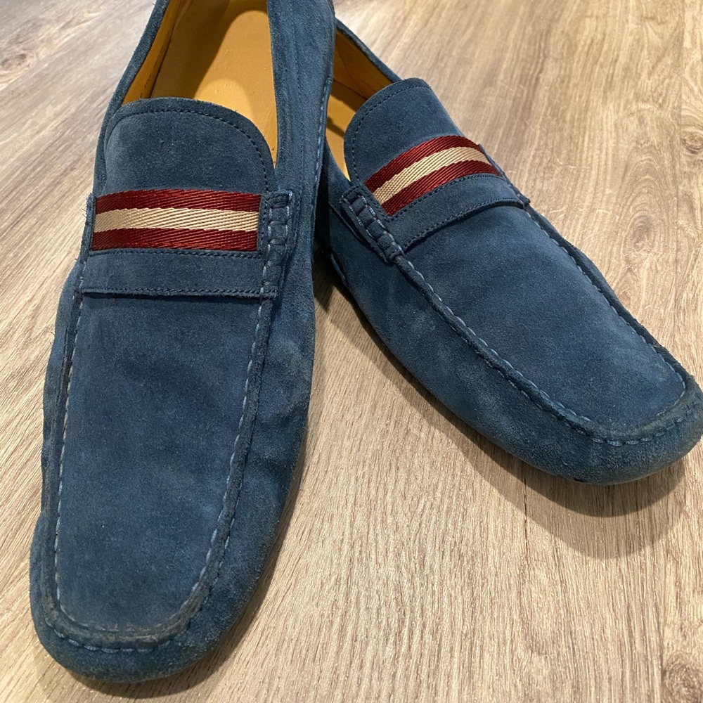 Bally Men's Suede Loafer / Dress Shoes “Wabler"